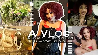 Fall’s HOTTEST Bags, Beetlejuice 2 Premiere & 10 Life Lessons From Grief | Vlog S24 Ep. 28