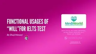 functional usages of will for IELTS test