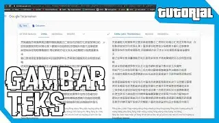 Cara Merubah Gambar Menjadi Text!