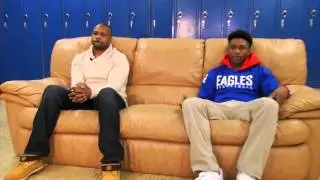 The court side relationship between Roy Jones Jr. & his son