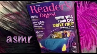 Quiet ASMR Reader’s Digest Magazine, browsing, commenting, some spine creasing, grape bubblegum