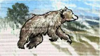 Grizzly Draw ~ After Effects using write on, gradient wipe and puppet tool