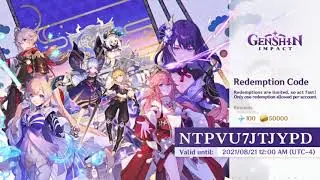[EXPIRED] FREE 300 PRIMOGEM PROMOTION CODES UNTIL AUGUST 21, 2021 | Genshin Impact