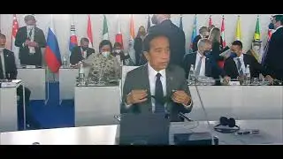 Masker Pak Jokowi di G20 Roma Italia