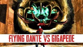 Flying Dante vs Gigapede - Slomo Fight