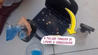 A Melhor maneira de limpar a sanduicheira