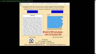 Character Recognition Using Python Opencv | Optical Character Detection Using Deep Learning