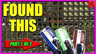 MY RICHEST DECAYED BASE RAID in RUST?! + KeyCards Puzzle Tutorial - Part 1 - (Rust Raids PvP Plays)