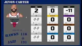 2024apr17 ⬛️#5 CARTER Jevon 1995 ◄►gameplay50% (USA1-ChicagoBulls)