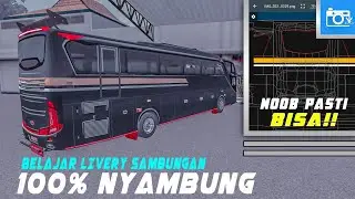 BUSSID TUTORIAL||Cara membuat livery bussid sambungan untuk pemula,100% bisa!!