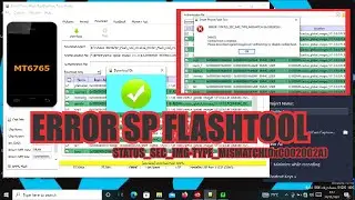 mediatek flashtool error flashing tidak berjalan