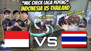 Mic Check PEPENG INDONESIA VS THAILAND MATCH🔥 GYZENN MVP+ACE FULL HS CRAZY😱