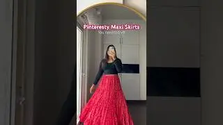 Maxi Skirts 🎀 #skirt #grwm #meeshofinds #meeshohaul #meesho #ashortaday