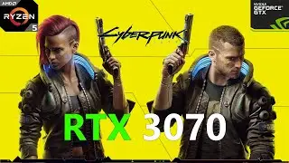 Cyberpunk 2077 RTX 3070 1080p 1440p 4K