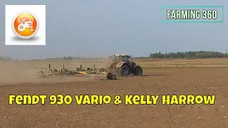 Fendt 930 Vario with Kelly chain disc harrow