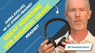 Jabra Evolve2 40 UC Mono & Stereo USB Headset | Great Sounding USB Business Grade Headset