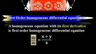 Differentiation - Homogeneous & Non Homogeneous - Bernoulli's equations - Partial equation - 