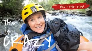 Rafting Down a Rainforest River! This is CRAZY! - Lazy Gecko Sailing VLOG 172