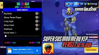 Super Sus Mod Menu VIP Terbaru 2022 | Mods By BigoLigo