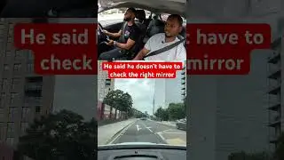 Is he correct? #drivingtest