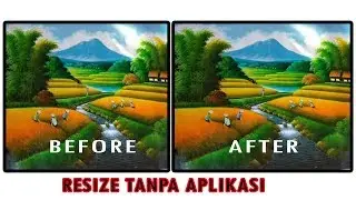 Change the size of the photo resolution without the application