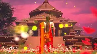 I created Shri Ram arrival in ayodhya RAMMANDIR in 3D