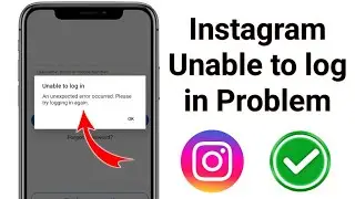 Instagram unable to log in problem solve (2025) // Unable to log in problem on instagra..