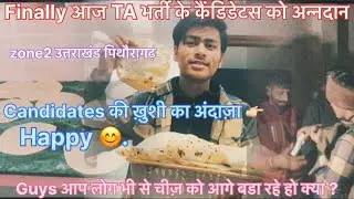 fooddonation zone2 Uttarakhand Pithoragarh me aaye TA Bharti candidates !! Bhupin_vlogs !! L.U.👉🏻🤌🫀🤔