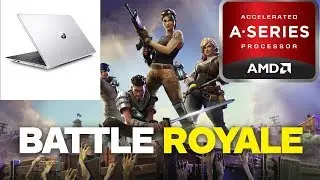 AMD A12-9720p \ Radeon R7 \ Fortnite @1280x720 low settings (480p 3d resolution) / 8GB sc* ram