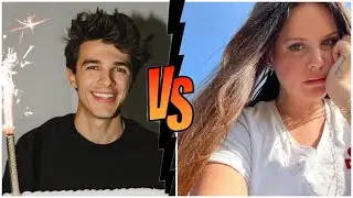 Brent Rivera Vs lana del rey Real Age Lifestyle Biography