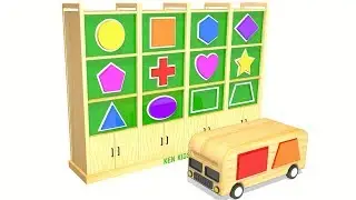 Baby learn shapes and colors || Ken Kids TV
