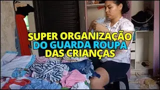 Super Organização no Guarda Roupa das Crianças