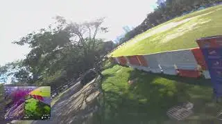 CRASHED !! FPV Freestyle 2nd Flight w/ GoPro HERO 7 (No stabilization)