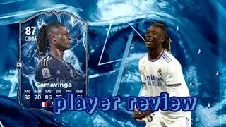 87 FC VERSUS ICE CAMAVINGA PLAYER REVIEW FC 24 ULTIMATE TEAM