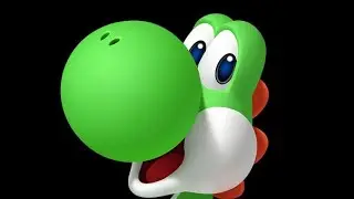 Green Yoshi teases you with farts