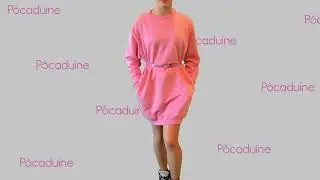 Pink Jumper Dress with Pockets