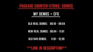 PACK: MY DEMOS + MY CFG [OLD AND NEW]