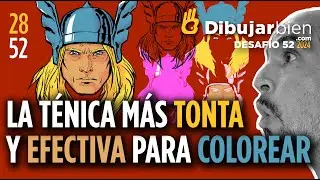 La TÉCNICA para COLOREAR ESTILO GHIBLI, DRAGON BALL O MARVEL - #desafío52 - Dibujar Bien
