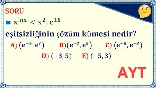 Logaritma Gözden Kaçırılmaması Gereken Çok Güzel Soru 💥💥