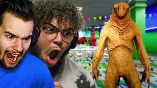 4 IDIOTS BEAT EVERY NEW LEVEL ON BACKROOMS ESCAPE TOGETHER