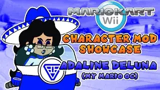 Mario Kart Wii - Character Mod Showcase: Adaline Deluna (My Mario OC)