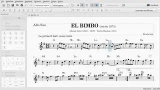 El Bimbo - Bimbo Jet - Alto Sax score