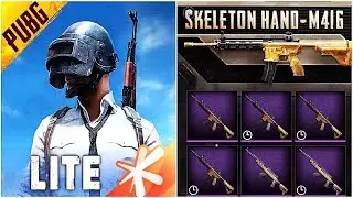 ⚡PUBG Mobile Lite | Skeleton Hand M416 and SKS