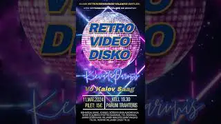 RETRO VIDEO DISCO "KEVAD TRAHTERIS"