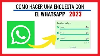 ✅🔴Como hacer una encuesta en Whatssapp 2023 ejemplo🔴 ✅