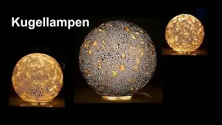 Kugellampe mit Facettenlack/RuthvonG