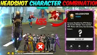 FREE FIRE HEADSHOT CHARACTER COMBINATION 🔥 || AUTO HEADSHOT SENSITIVITY || HEADSHOT TIPS AND TRICK