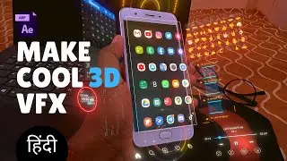 How to make Cool 3D Augmented Reality VFX in After Effects | Tutorial in Hindi