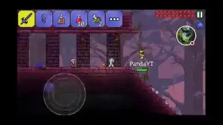 Стрим игры "Terraria".