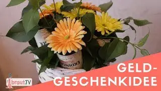 Geldgeschenk Idee | Bier-Blumenstrauß | braut.TV